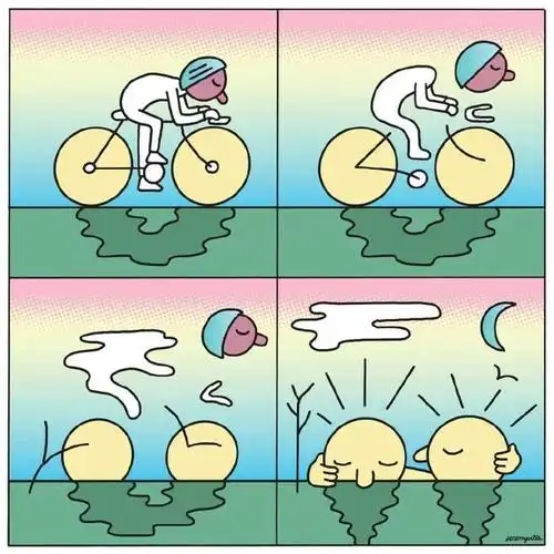 14组创意漫画,充满爱意和诗意,总有一幅温暖你