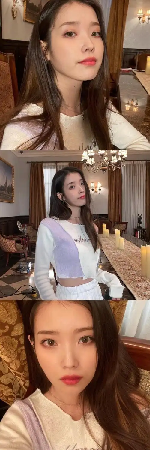 iu李知恩,早期的自拍