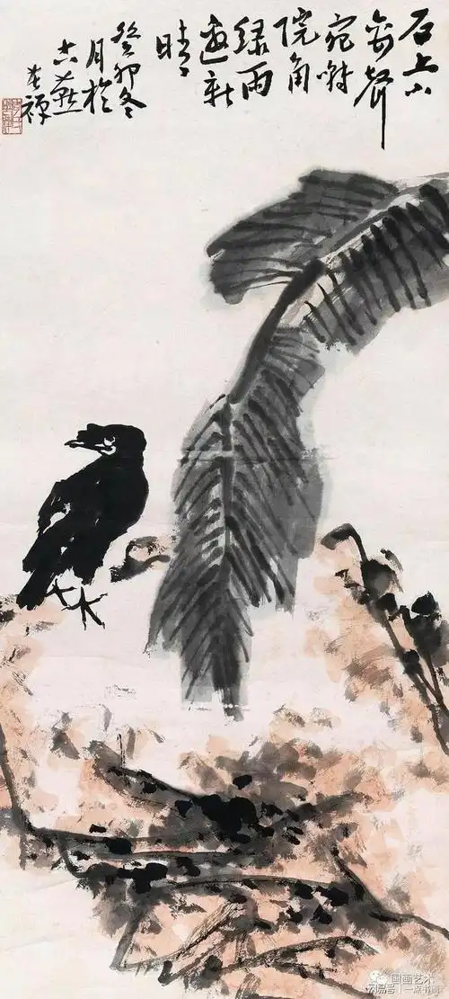 李苦禅 写意八哥作品辑录欣赏|书法|齐白石|国画|写意画_网易订阅