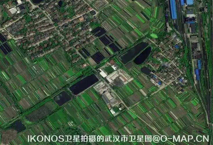 ikonos卫星2008年拍摄的湖北省武汉市08米卫星图