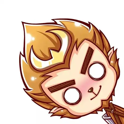 q版孙悟空 王者荣耀 歪头 开黑头像