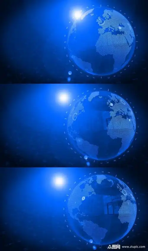 蓝色新闻联播新闻片头视频