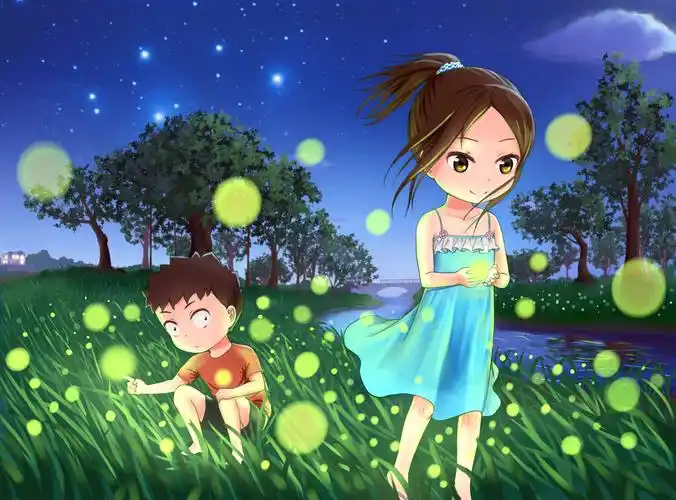 夏夜萤火虫