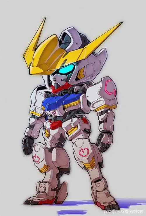q版铁血高达机体插画,巴巴托斯与但他林大家喜欢哪张?