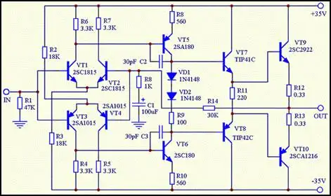 全互补对称功放电路