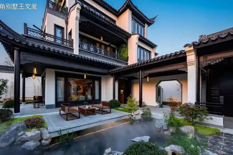 慢谷合院,香山帮工艺,中式别墅,徽派建筑.