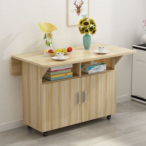 折叠餐桌家用简约小桌子小户型可伸缩移动多功能长方形简易折叠桌