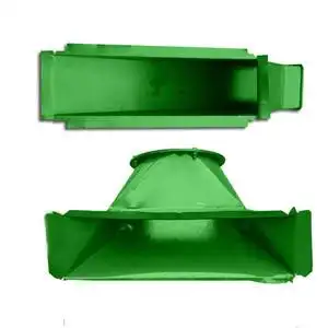 35型粉碎机出料口齿爪式粉碎机配件圆口侧出料斗磨粉下料漏斗粉斗