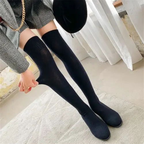 过膝长靴女2022年新款显瘦长筒鞋子女春季百搭高筒连裤靴一体靴女
