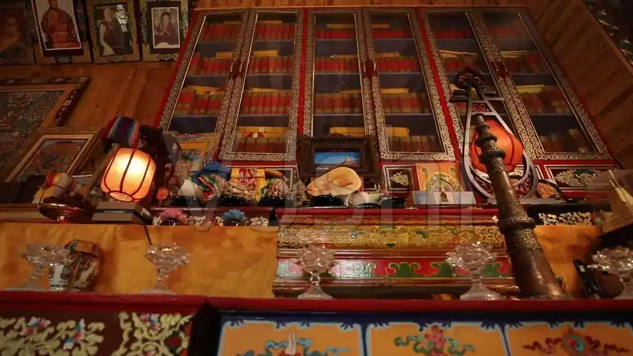 藏传佛教佛堂素材