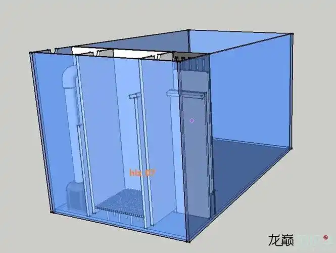 自己画的60侧滤小缸,请大家评论