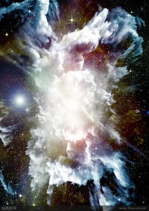 科幻星云爆炸背景高清图片二