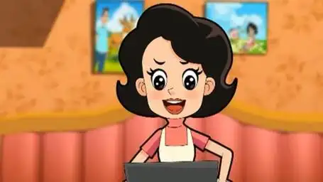 新大头儿子:围裙妈妈沉迷游戏,饭都不想做,抱着电脑玩