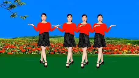 新歌广场舞《歌唱美丽的春天》64步,歌醉舞美,附教学
