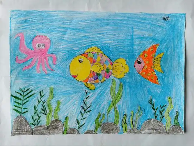 青海省文化艺术职业学校学前教育专业学生美工-儿童画作品展