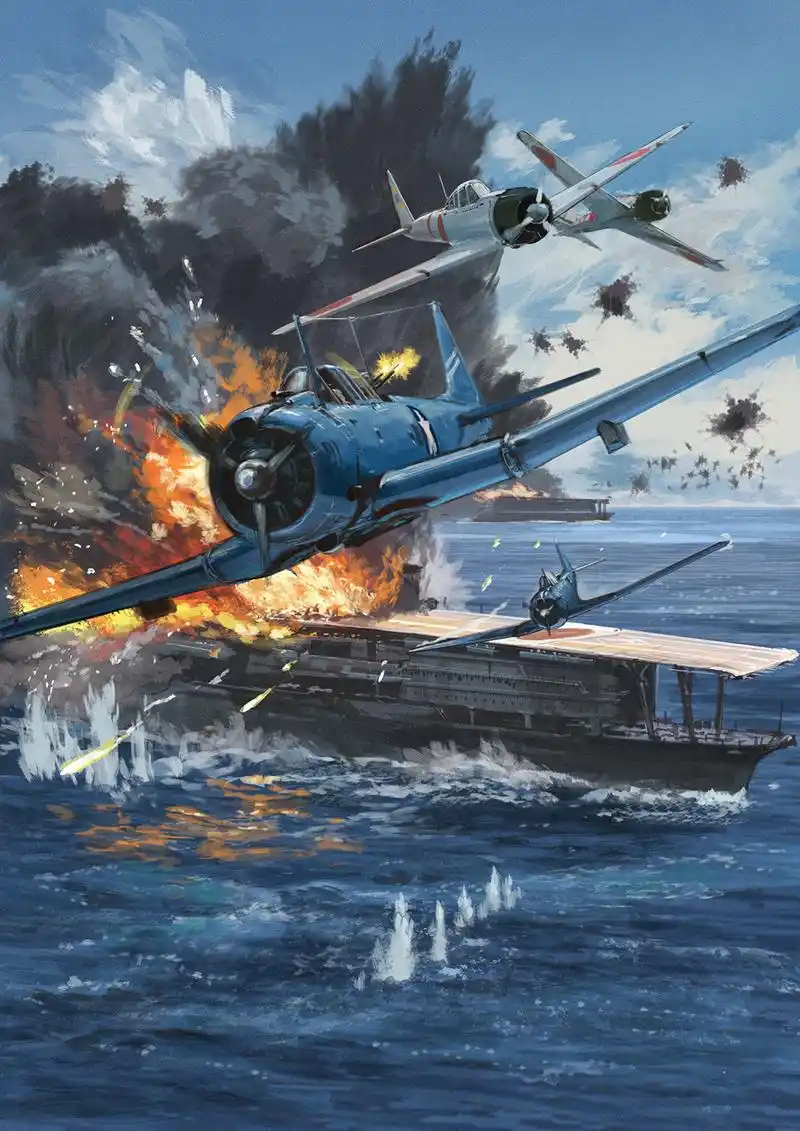 非常棒的一组"战争场景"插画作品!有身临其境的现场感!