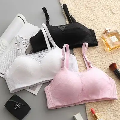 高中生内衣女学生无钢圈少女薄款文胸日系小清新吊带背心式胸罩女