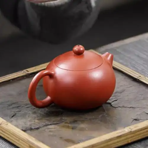 宜兴紫砂茶壶半手吴荣华原矿大红袍西施泡茶壶家用茶具套装-阿里巴巴