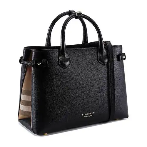 burberry/博柏利 18年春夏 通勤包 logo 女包 女性 黑色 手提包