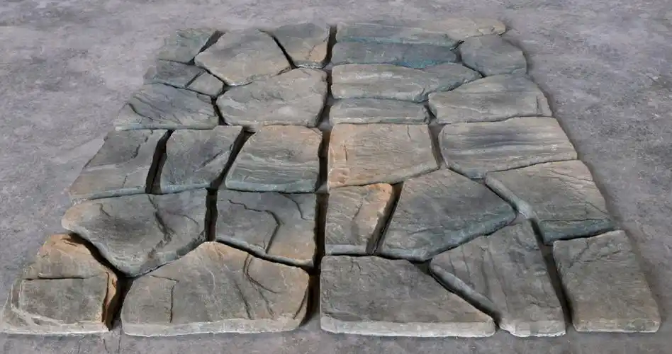 水泥人造文化石 青色不规则外墙砖 欧式古典别墅6970毛片.