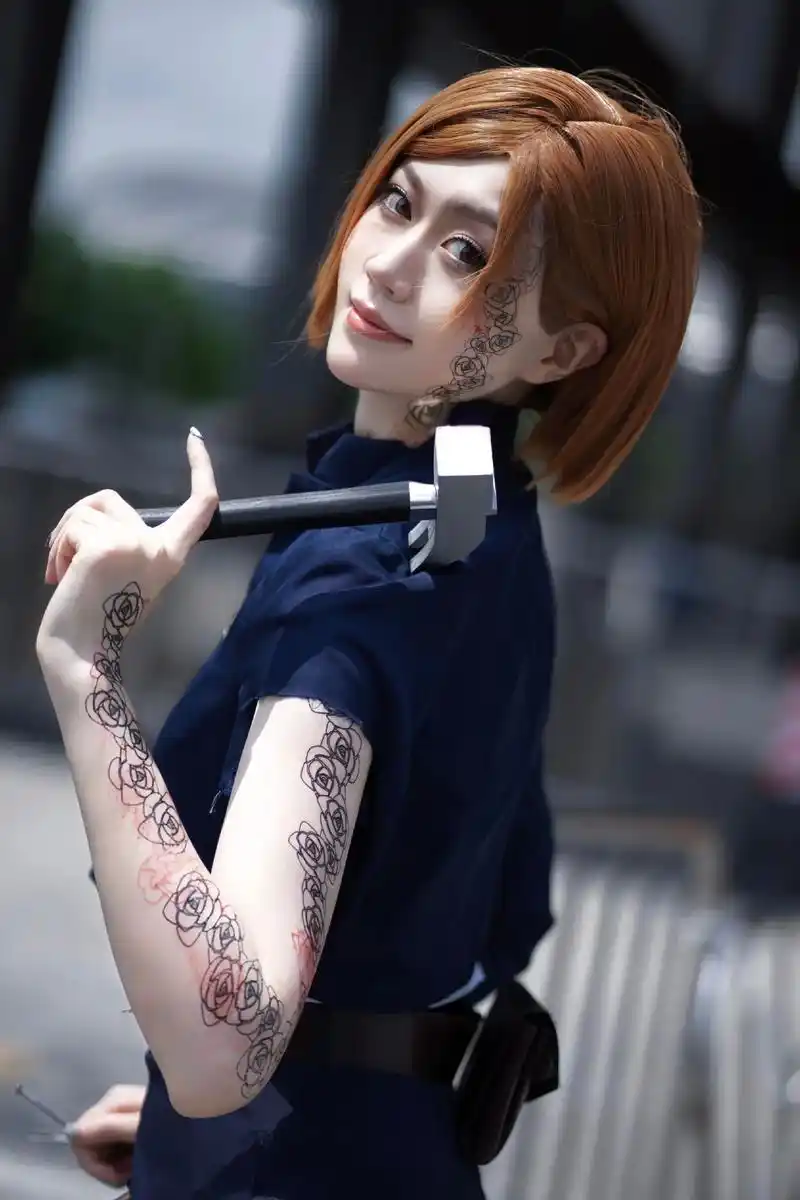 咒术回战 钉崎野蔷薇cos.出镜:tian 摄影:我 - 抖音