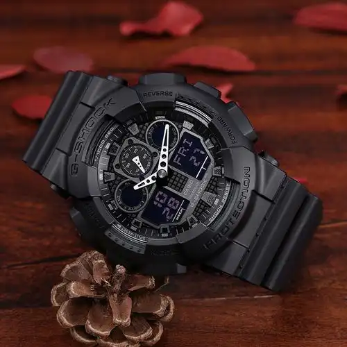 casio卡西欧gshock系列多功能运动石英表男士电子腕表ga1001a1