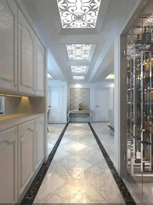 最高限额不应过低 门廊顶部过低的天花板不仅会显得特别压抑,给客人留