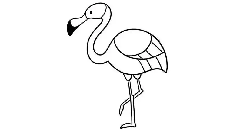 火焰鸟简笔画可爱