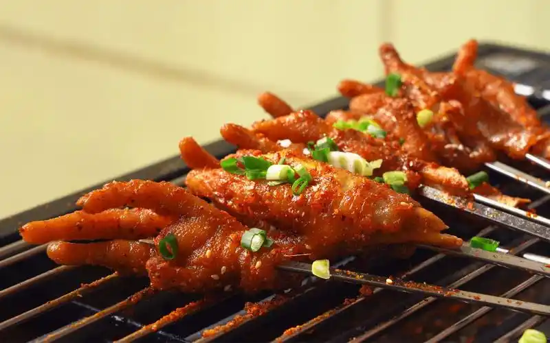 活动作品烧烤卤鸡爪烤着吃味道绝了