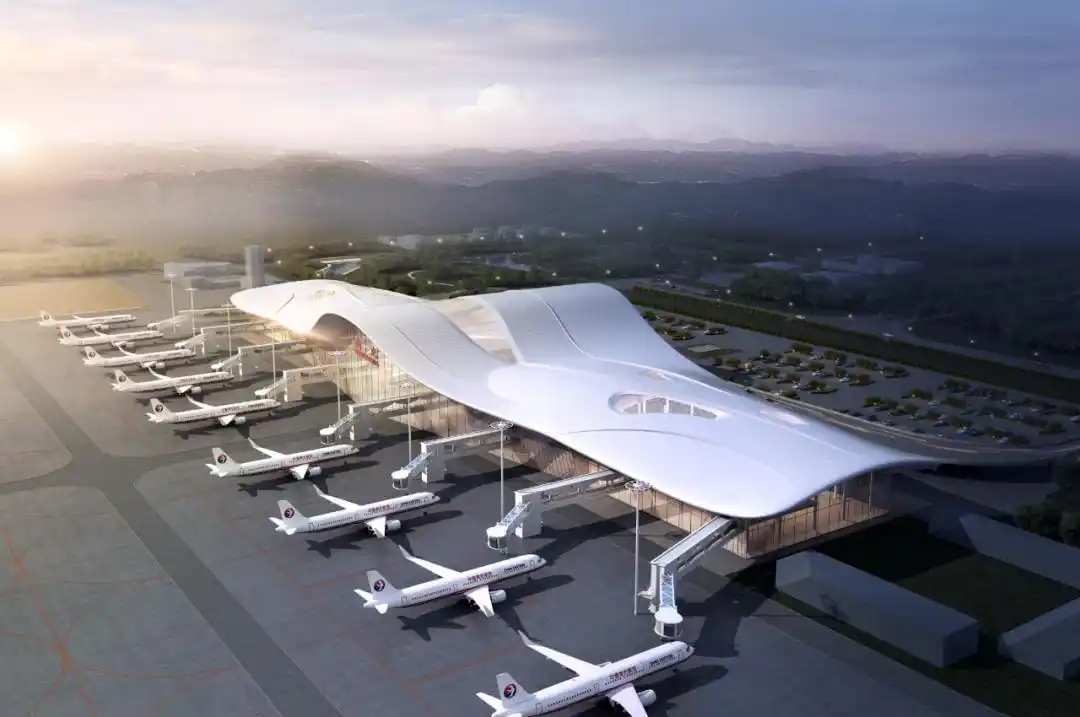 陪伴了南充人16年的高坪机场t1航站楼正式开始拆除