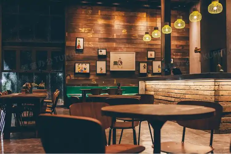 咖啡馆的唯美一角