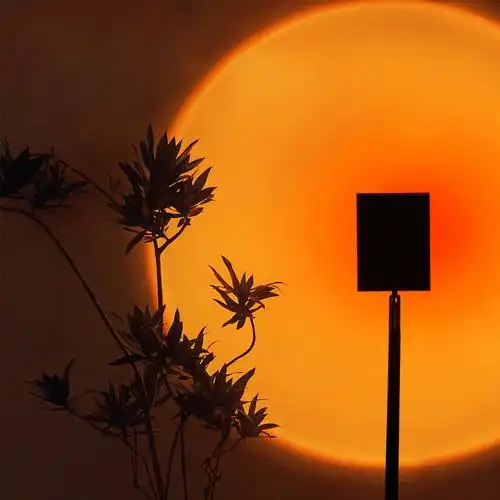 新款客厅玄关艺术台灯ins北欧落日灯夕阳灯氛围灯日落已售030元优惠