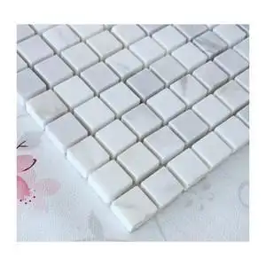 爵士白石材马赛克图片