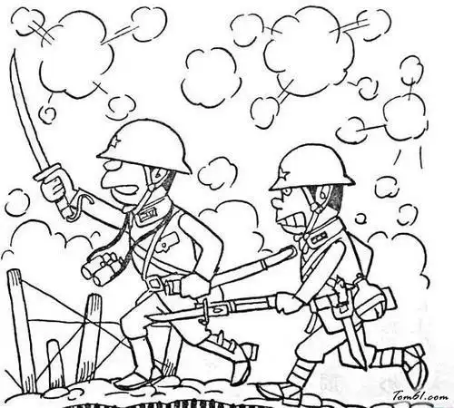 我要画简笔画的日本鬼子