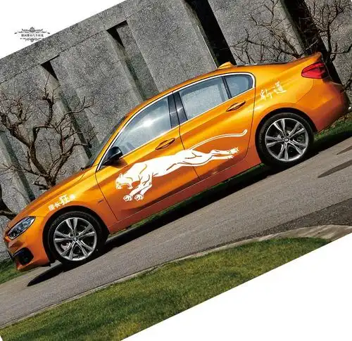 车贴车身划痕汽车个性改装改装车豹子遮挡拉花汽车装饰贴