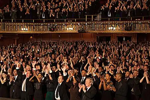 观众,欢呼,剧院