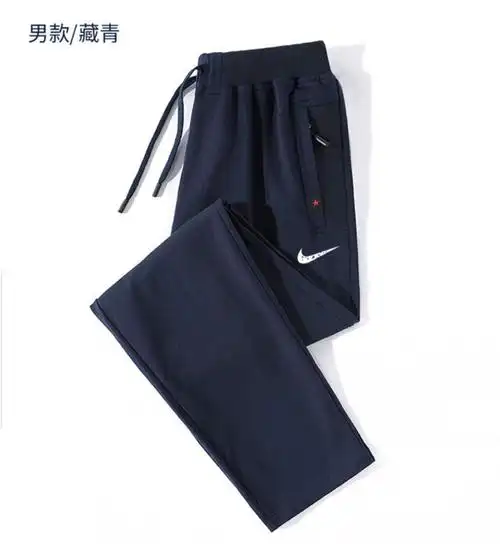 olome联名耐客顿纯棉男士运动裤夏季薄款春秋宽松卫裤中老年冰丝休闲