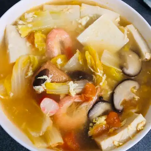 子轩宝儿做的简单蔬菜汤