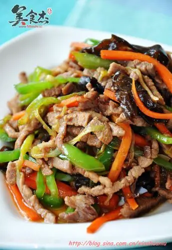 家常肉丝炒合菜的家常做法 - 美食杰家常肉丝炒合菜做法大全