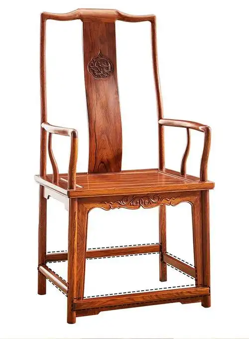 王世襄款明式白酸枝高靠背南官帽椅经典复刻