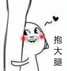 抱大腿!