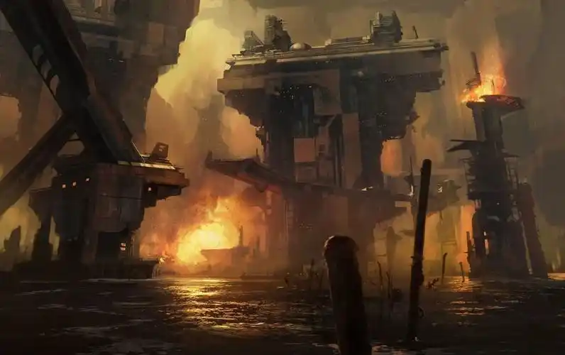 建模参考丨末日废土风格建筑场景素材第5期