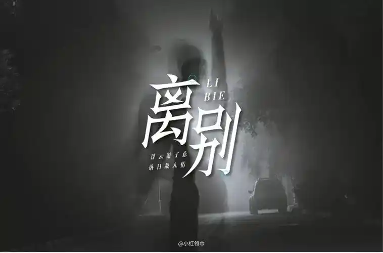 生离死别38款离别字体设计