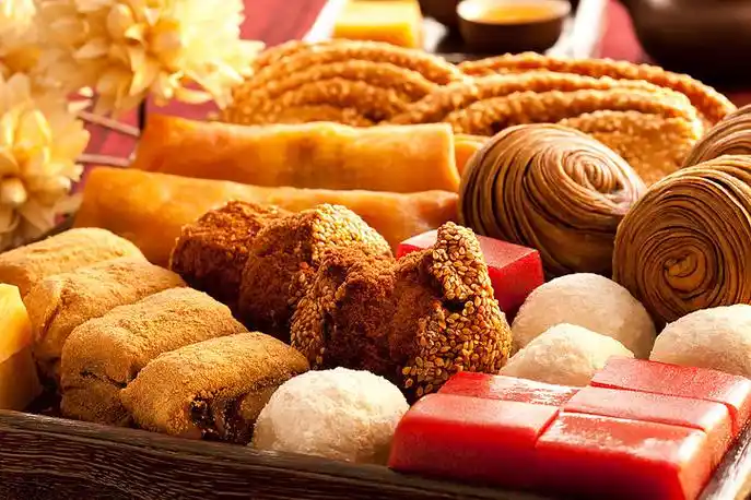 中国传统小吃开口笑