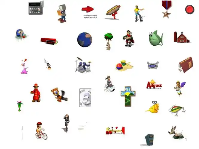 ppt课件动画图素材图标汇总_第1页