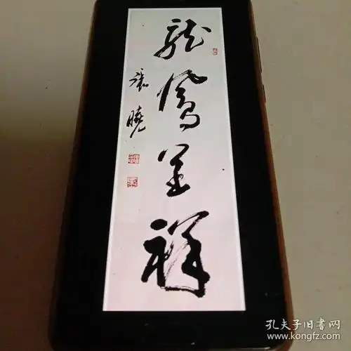 龙凤呈祥 行书竖幅(南通书法家张晓)