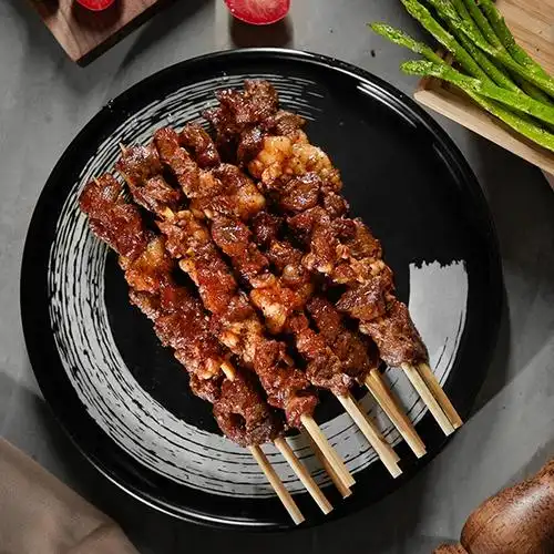 微波牛肉串(黑椒味)