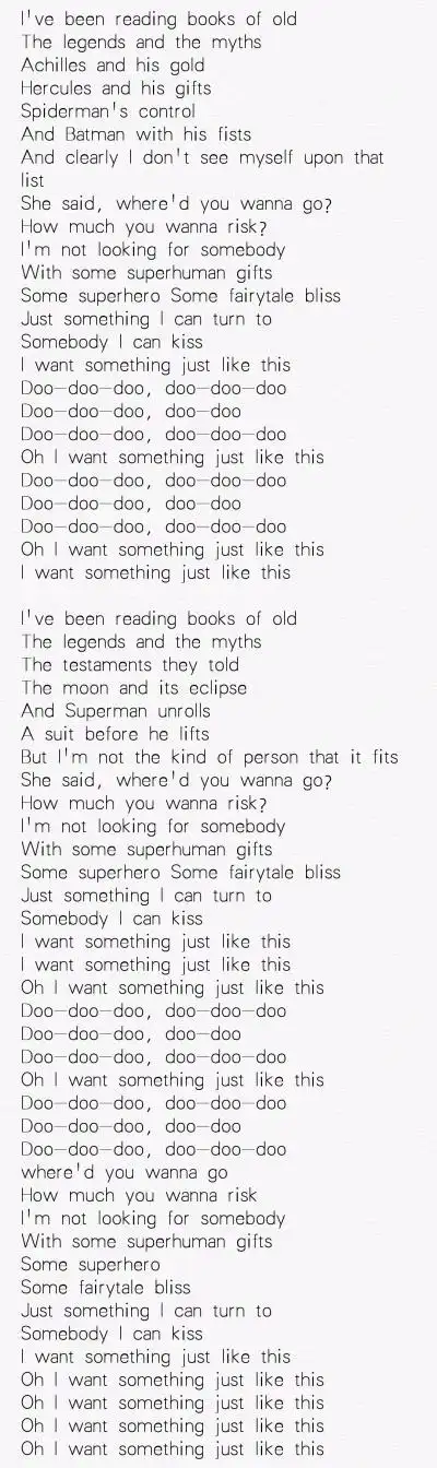 《something just like this》the chainsmokers & coldplay