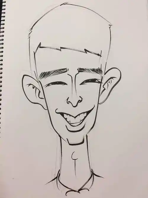 要夸张.学弟让给画个自画像.南京/平面设计师/7年前/212浏览nicolyn