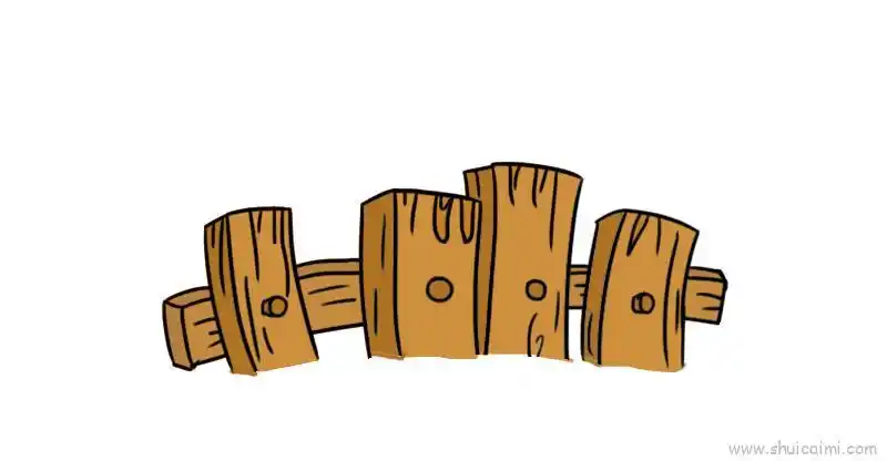 栅栏儿童画怎么画 栅栏简笔画图片大全